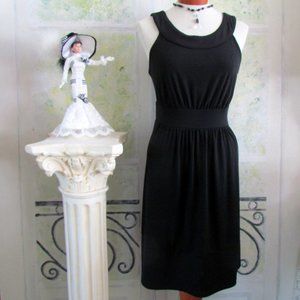 BLACK DRESS, M, WHITE HOUSE BLACK MARKET LBD SLEEVELESS CLASSIC, SOPHISTICATED